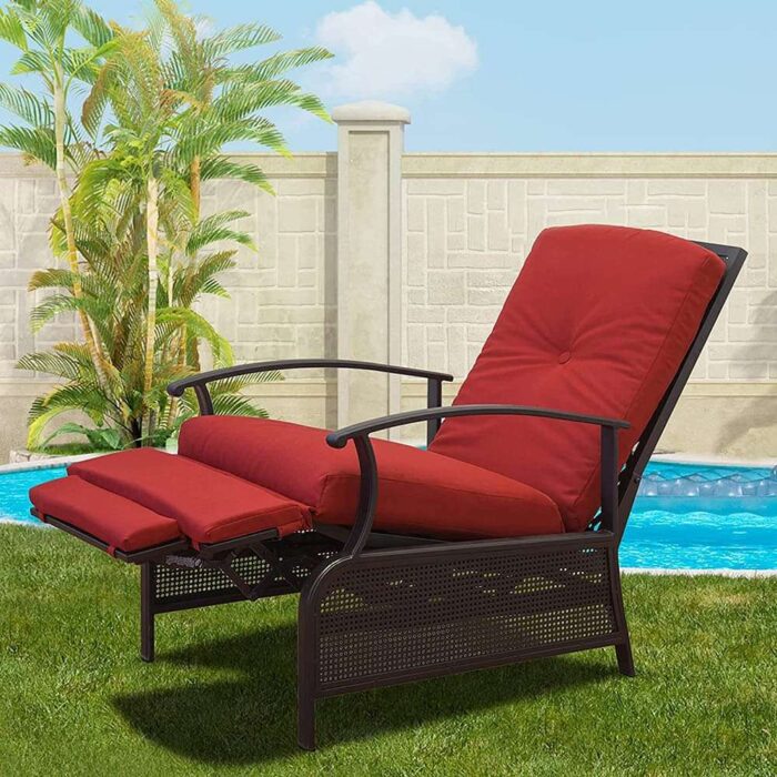 Adjustable Patio Recliner Chair