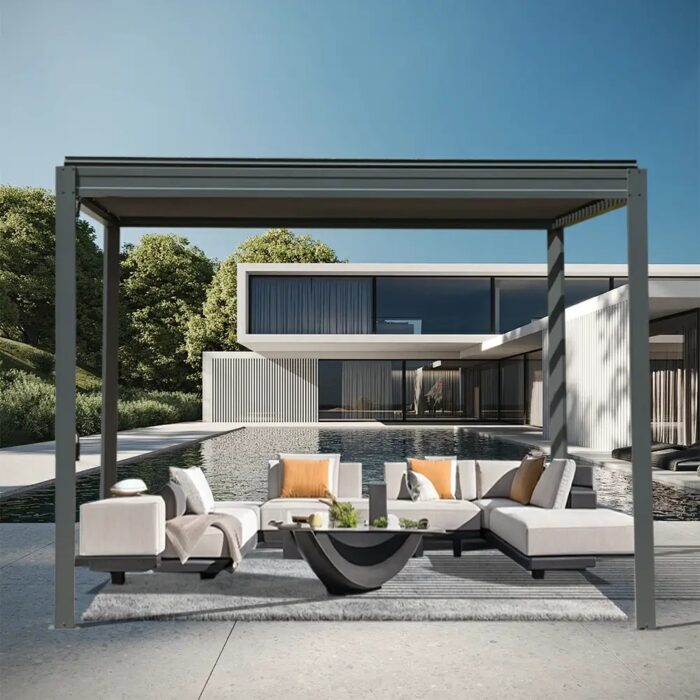 Metal Louvered Pergola